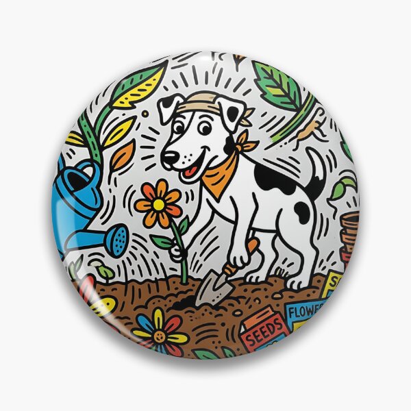 Item preview, Jack Russell Gardener designed and sold by PictoVibe.