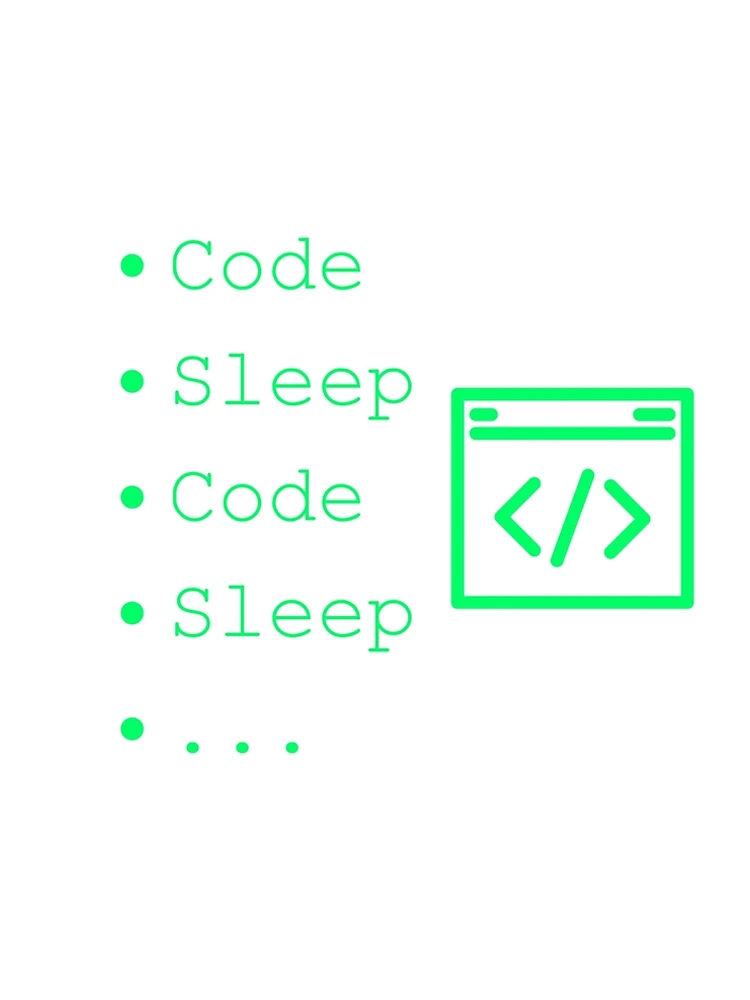 Thumbnail 5 of 5, A-Line Dress, Code Sleep Repeat Developer Routine Programmer Art designed and sold by Kvertlia.