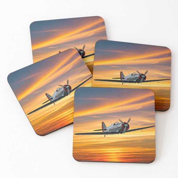 Item preview, Vintage Airplane Sunset | Retro Aviation Adventure Design designed and sold by fastansic.