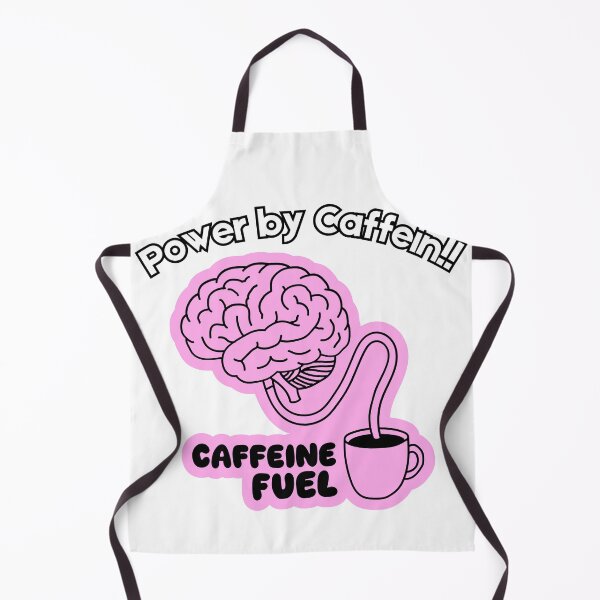 Item preview, Power By Caffeine Brain Coffee Programmer Sticker designed and sold by Kvertlia.