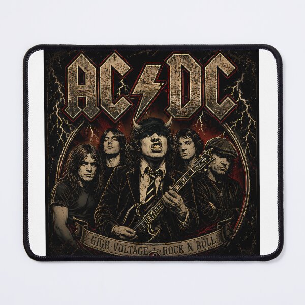 Item preview, Black 80s Rocking Acdc designed and sold by AnatoCore-Art.