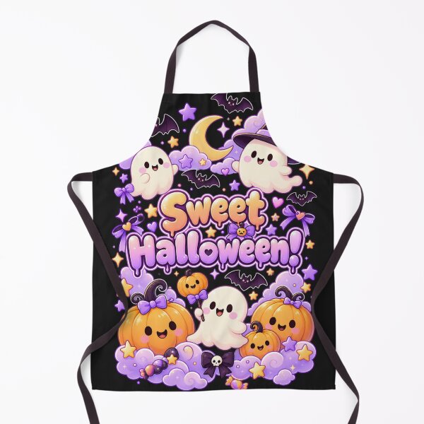 Artikelvorschau, Sweet Halloween | Cute Kawaii Ghost & Pumpkin Pastel Aesthetic entworfen und verkauft von Revyra Design .