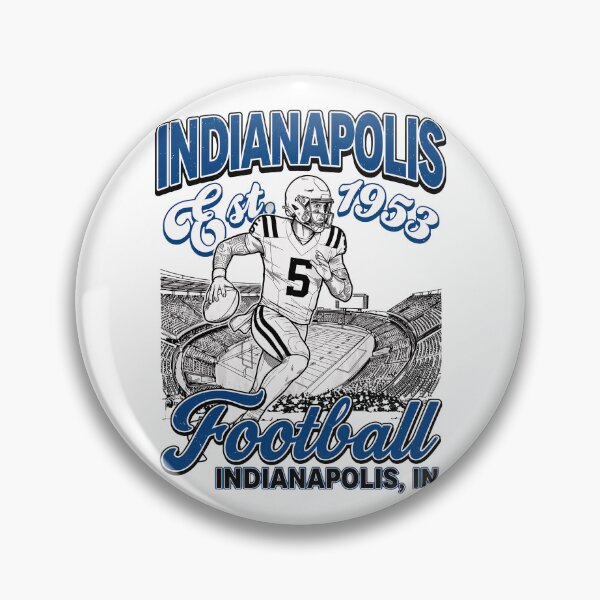 Item preview, Indianapolis Football Retro Player Design designed and sold by JohnYoung63765.