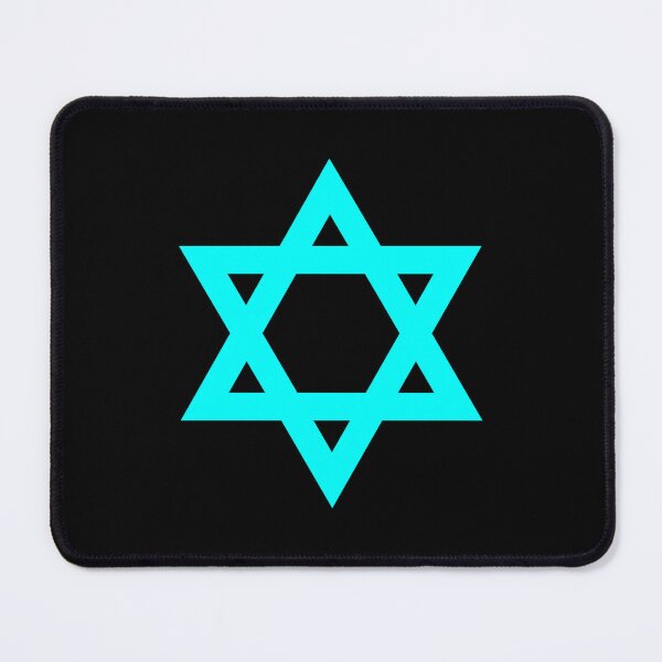 Item preview, Cyan Star of David Jewish Symbol designed and sold by pattern-archive.