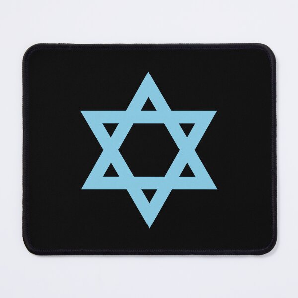 Item preview, Sky Blue Star of David Jewish Symbol designed and sold by pattern-archive.