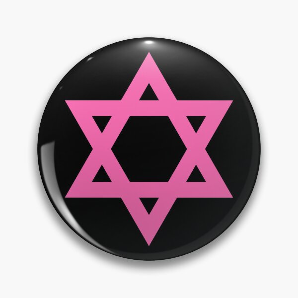 Item preview, Pink Star of David Jewish Symbol designed and sold by pattern-archive.