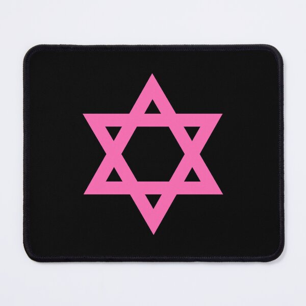 Item preview, Pink Star of David Jewish Symbol designed and sold by pattern-archive.