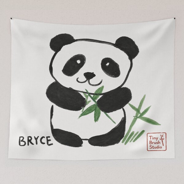 Item preview, Hello, Little Panda designed and sold by Tiny Brush Studio.