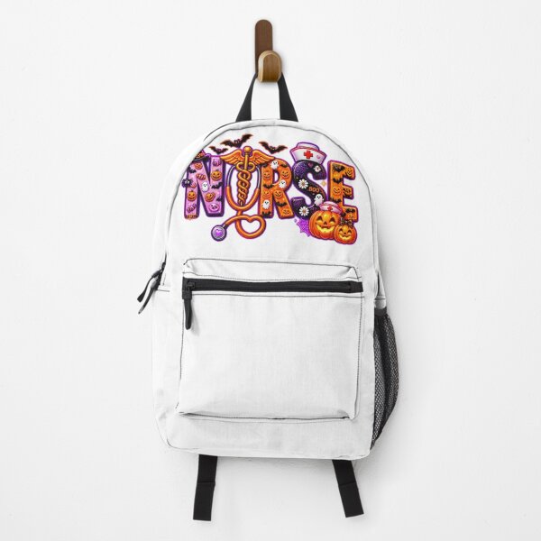Item preview, Funny Halloween Nurse Skeleton Jack O Lantern designed and sold by QuiteOrbit.