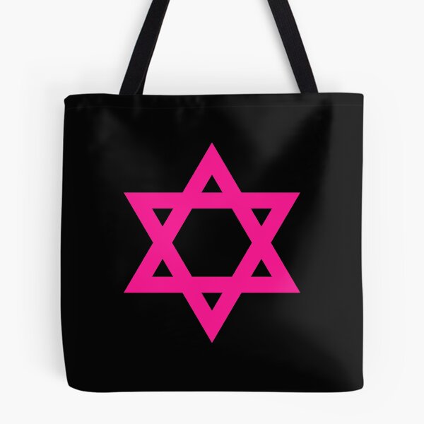 Item preview, Hot Pink Star of David Jewish Symbol designed and sold by pattern-archive.