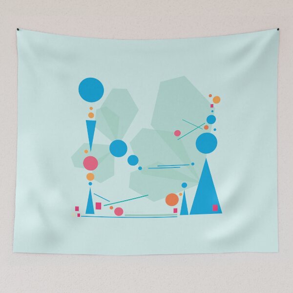 Item preview, blue abstract designed and sold by LILY*.