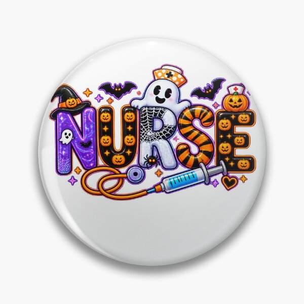 Item preview, Funny Halloween Nurse Boo Spooky designed and sold by QuiteOrbit.