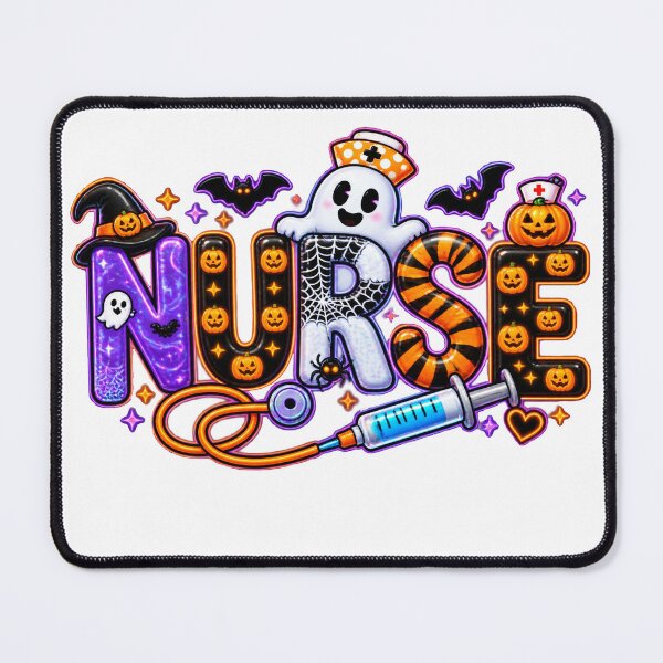 Item preview, Funny Halloween Nurse Boo Spooky designed and sold by QuiteOrbit.