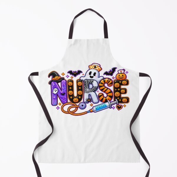 Item preview, Funny Halloween Nurse Boo Spooky designed and sold by QuiteOrbit.