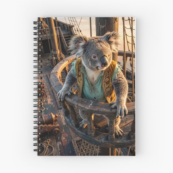 Item preview, Koala Pirate Sees Land Ho! designed and sold by Tridentulus.