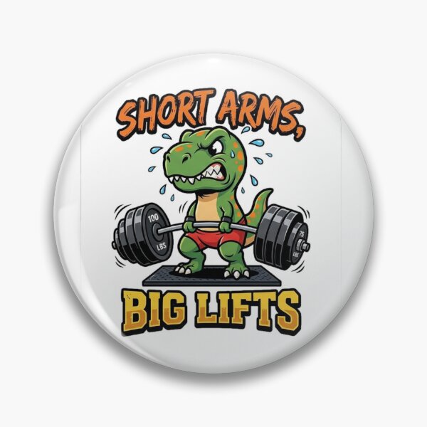 Item preview, Funny T-Rex Gym Shirt | Short Arms Big Lifts Fitness Design designed and sold by fastansic.