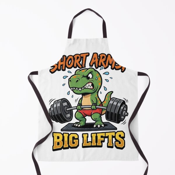 Item preview, Funny T-Rex Gym Shirt | Short Arms Big Lifts Fitness Design designed and sold by fastansic.