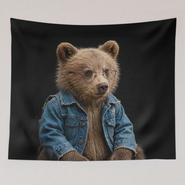 Item preview, Bear in Denim  designed and sold by Savannah Gibbs.