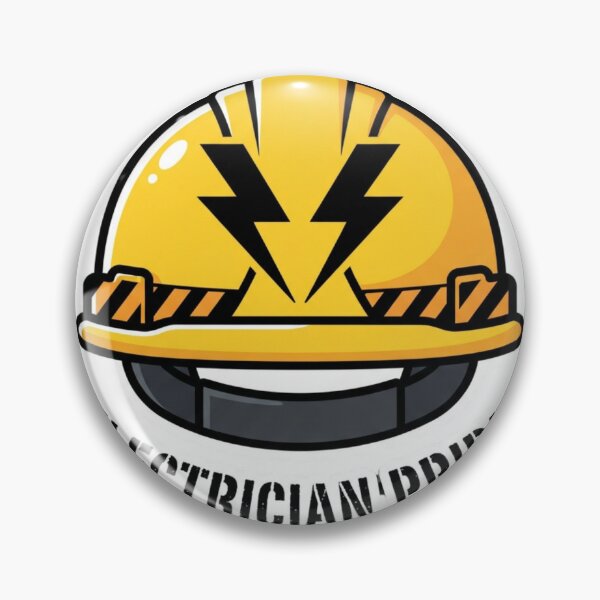 Item preview, Funny Electrician High Voltage Personality Hard Hat Design designed and sold by NeonNerd Studio.