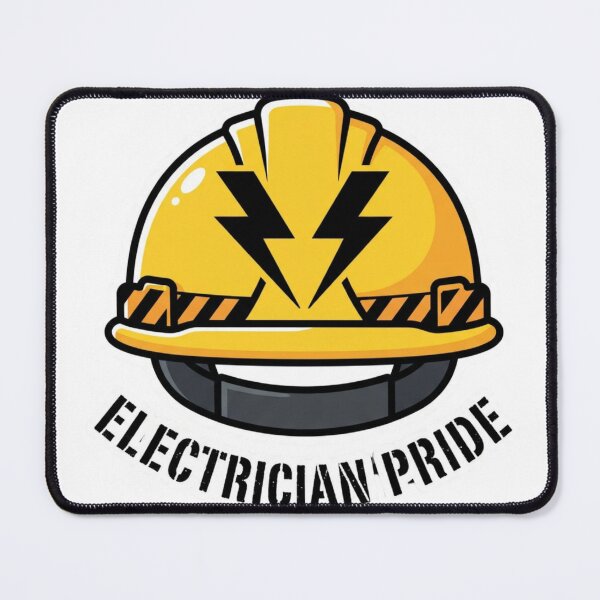 Item preview, Funny Electrician High Voltage Personality Hard Hat Design designed and sold by NeonNerd Studio.