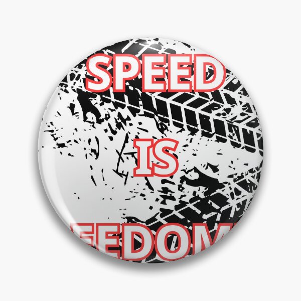 Item preview, Speed Is Freedom Bold Racing Quote Graphic designed and sold by Iverla.