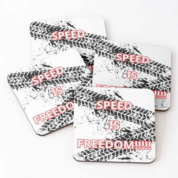 Item preview, Speed Is Freedom Bold Racing Quote Graphic designed and sold by Iverla.