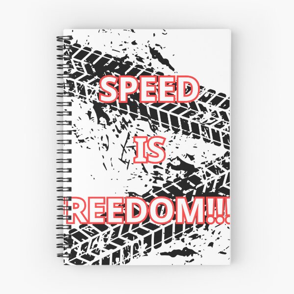Item preview, Speed Is Freedom Bold Racing Quote Graphic designed and sold by Iverla.