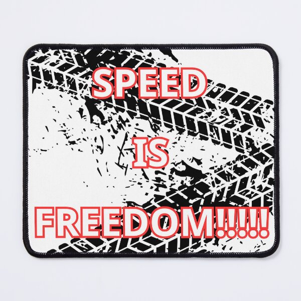 Item preview, Speed Is Freedom Bold Racing Quote Graphic designed and sold by Iverla.