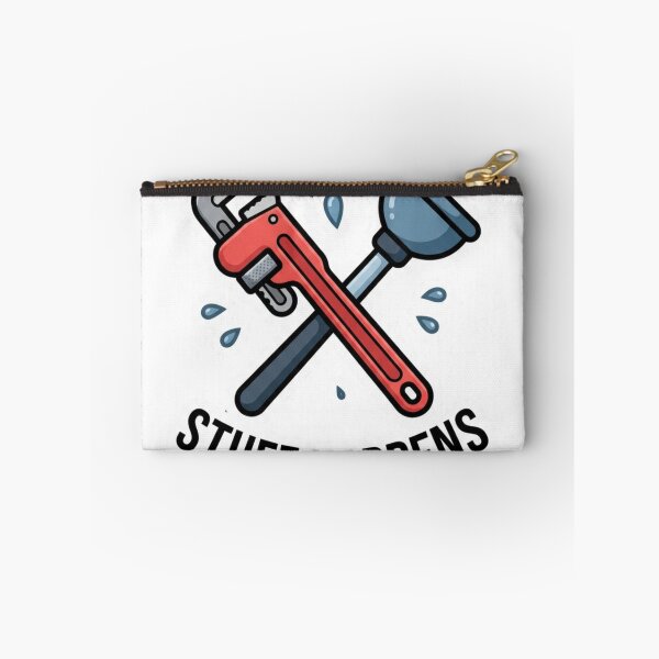 Item preview, Funny Plumber Wrench and Plunger Trade Humor Design designed and sold by NeonNerd Studio.