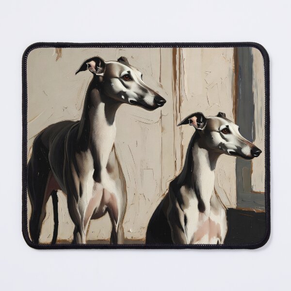 Item preview, Elegant Greyhounds in a Quiet Moment designed and sold by KiraChie.