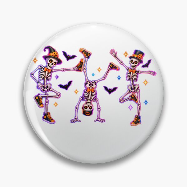 Item preview, Dancing Skeleton Ballerinas Halloween Pumpkin Witch designed and sold by QuiteOrbit.