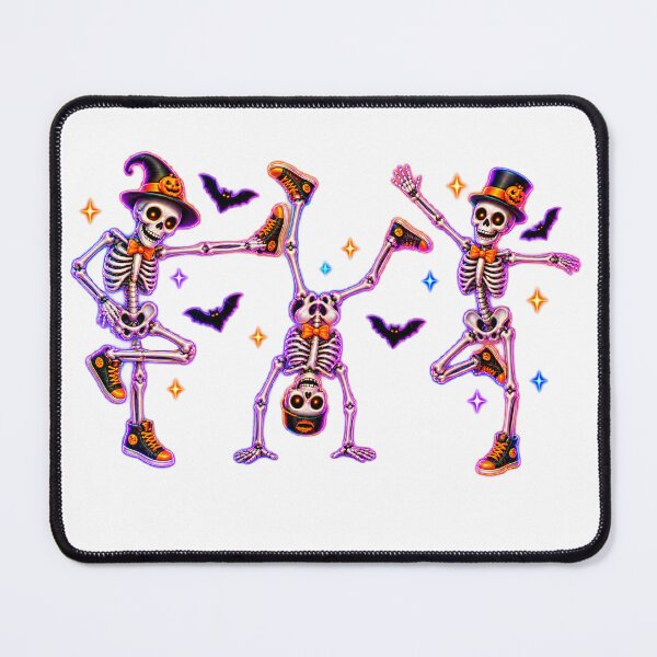 Item preview, Dancing Skeleton Ballerinas Halloween Pumpkin Witch designed and sold by QuiteOrbit.