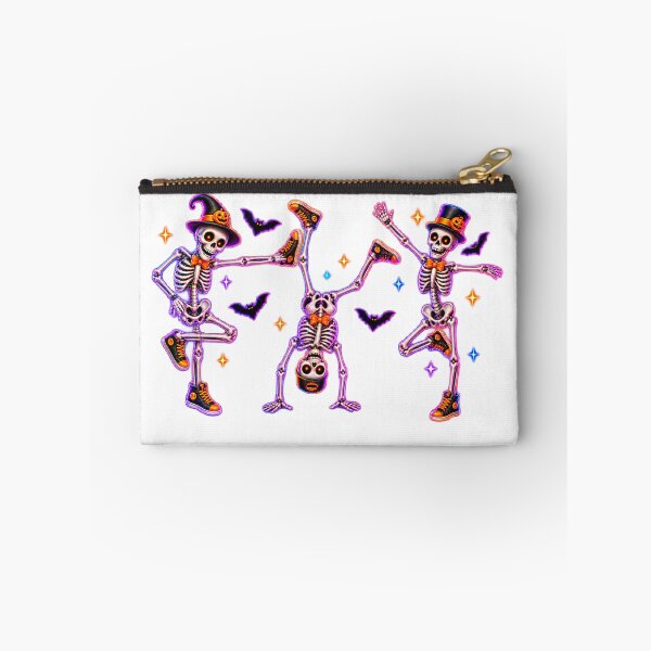 Item preview, Dancing Skeleton Ballerinas Halloween Pumpkin Witch designed and sold by QuiteOrbit.