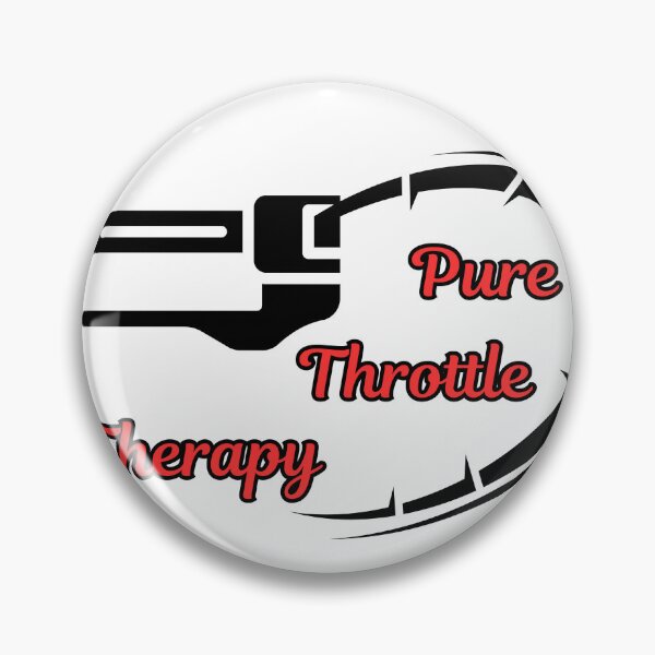 Item preview, Pure Throttle Therapy Biker Racing Graphic Art designed and sold by Iverla.