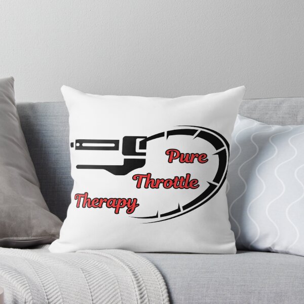 Item preview, Pure Throttle Therapy Biker Racing Graphic Art designed and sold by Iverla.