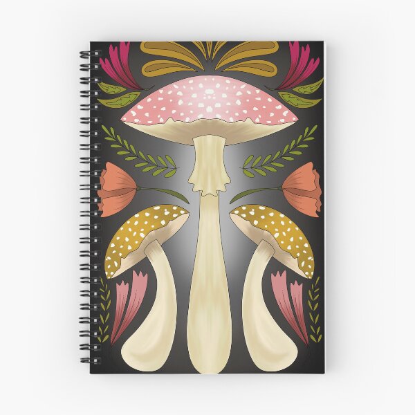 Item preview, Pink and Yellow Mushies designed and sold by Ollie-Alta.
