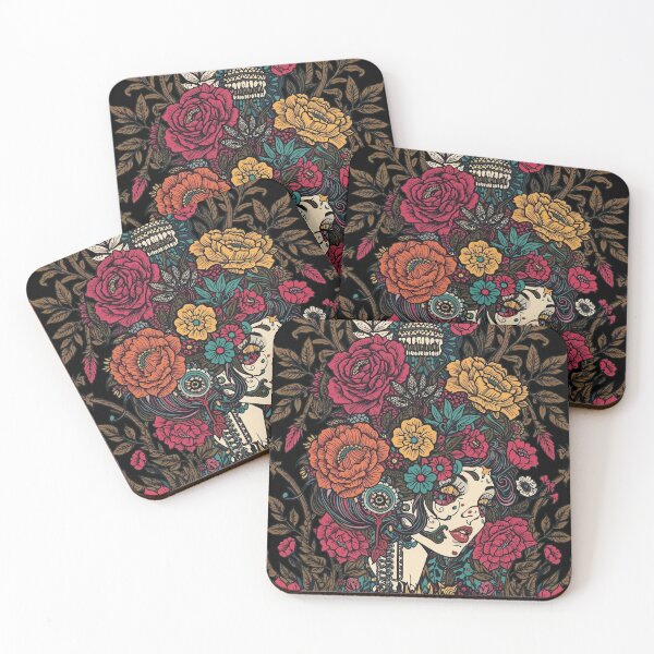 Item preview, Midnight Blossom Portrait: Dark Nouveau Surrealism designed and sold by  Mythical Entanglement.