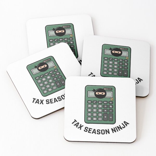 Item preview, Funny Accountant Spreadsheet Ninja Tax Season Design designed and sold by NeonNerd Studio.