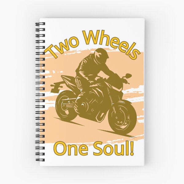 Item preview, Two Wheels One Soul Biker Motorcycle Graphic designed and sold by Iverla.
