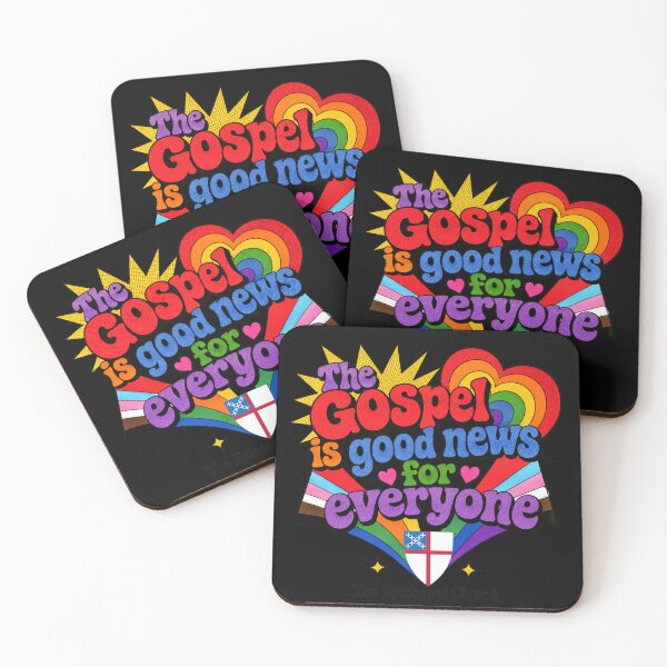 Item preview, The Gospel Is Good News for Everyone – LGBTQ+ Episcopal Church™ designed and sold by Canterbury Episcopal Campus Ministry at Texas Tech University .