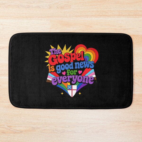Item preview, The Gospel Is Good News for Everyone – LGBTQ+ Episcopal Church™ designed and sold by Canterbury Episcopal Campus Ministry at Texas Tech University .