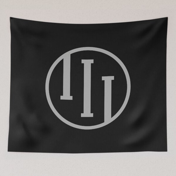 Item preview, Minimalist Three Bar Circle Device designed and sold by Johackgh.