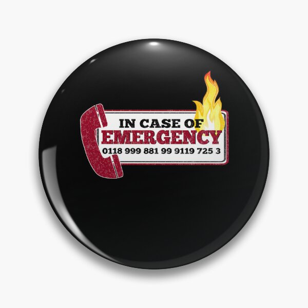 Item preview, It Crowd Inspired - New Emergency Number - 0118 999 881 99 9119 725 3 - Moss And The Fire designed and sold by WilliamGeorge0.