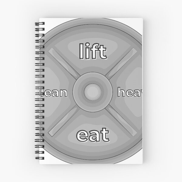 Item preview, Lift Heavy Eat Clean Weight Plate Gym Graphic designed and sold by Iverla.