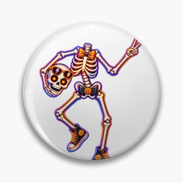 Item preview, Spooky Skeleton Ballet Halloween Witch Pumpkin Dance Gift designed and sold by QuiteOrbit.