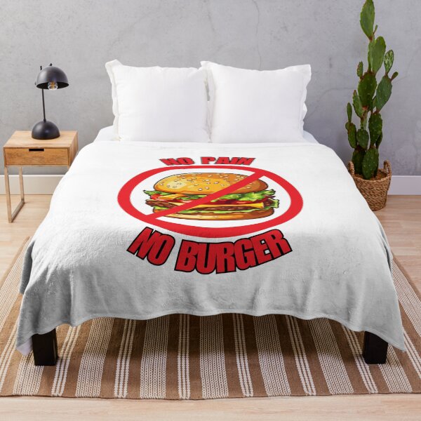 Item preview, No Pain No Burger Funny Fitness Graphic Art designed and sold by Iverla.