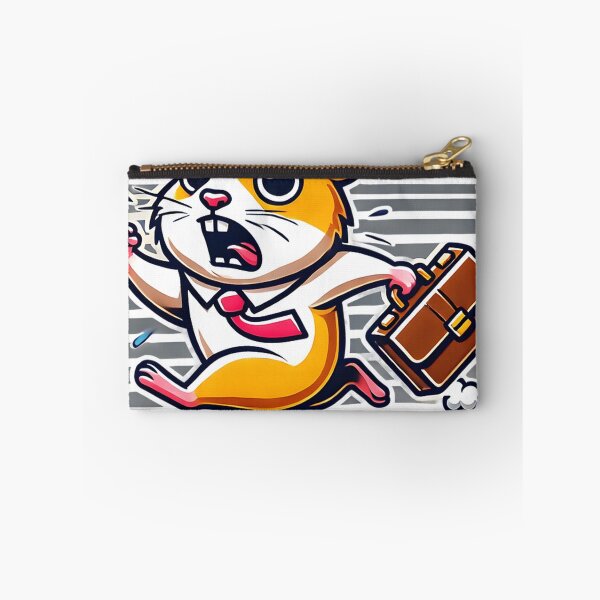Item preview, Funny Hamster Rushing To Work Cartoon designed and sold by AlYamaniArts.