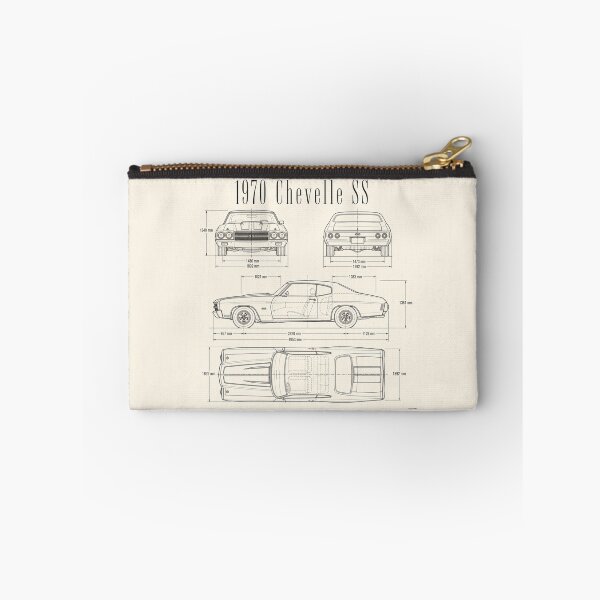 Item preview, 1970 Chevelle SS Blueprint Artwork – Classic Muscle Car Technical Illustration designed and sold by Automotive Art by Greg.