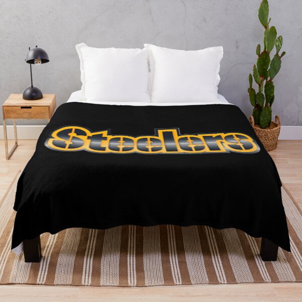 Item preview, Pittsburgh Steelers Chrome & Gold Metallic Logo - Sport Fan Art designed and sold by Lifer Art and Design.