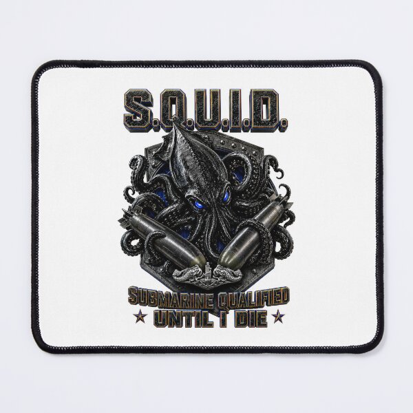 Item preview, Blue-Eyed Abyss S.Q.U.I.D.: Forged in the Silent Service designed and sold by BlissBlvdShop.